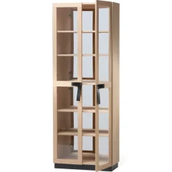 A2 The Bow display cabinet, White oiled oak Beige Online