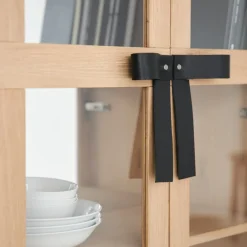 A2 The Bow display cabinet, White oiled oak Beige Online