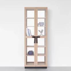 A2 The Bow display cabinet, White oiled oak Beige Online