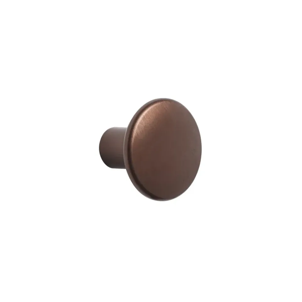 Muuto The Dots clothes hook metal 2.7 cm, umber Brown New