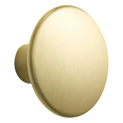Muuto The Dots clothes hook metal 5 cm, Brass Gold-coloured Outlet