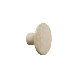 Muuto The Dots clothes hook oak, Ø9 cm Brown Sale