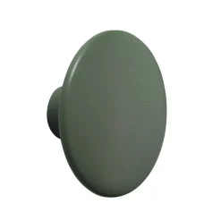 Muuto The Dots coat hook dusty , Medium Green