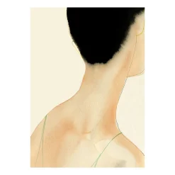 Paper Collective The Green Camisole poster, 30x40 cm BlackBeigeGreen Clearance