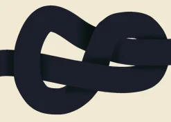 Paper Collective The Knot poster, 30x40 cm Blue Discount