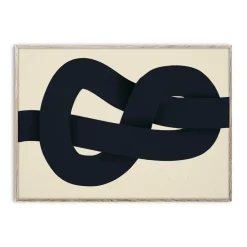 Paper Collective The Knot poster, 50x70 cm Blue Best