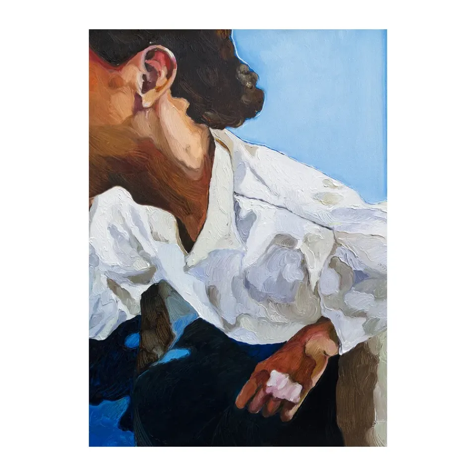 Paper Collective The Man I Met At A Bar poster, 30x40 cm WhiteBlueBlack Discount