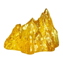 Kosta Boda The Rock votive 91 mm, Yellow Clearance