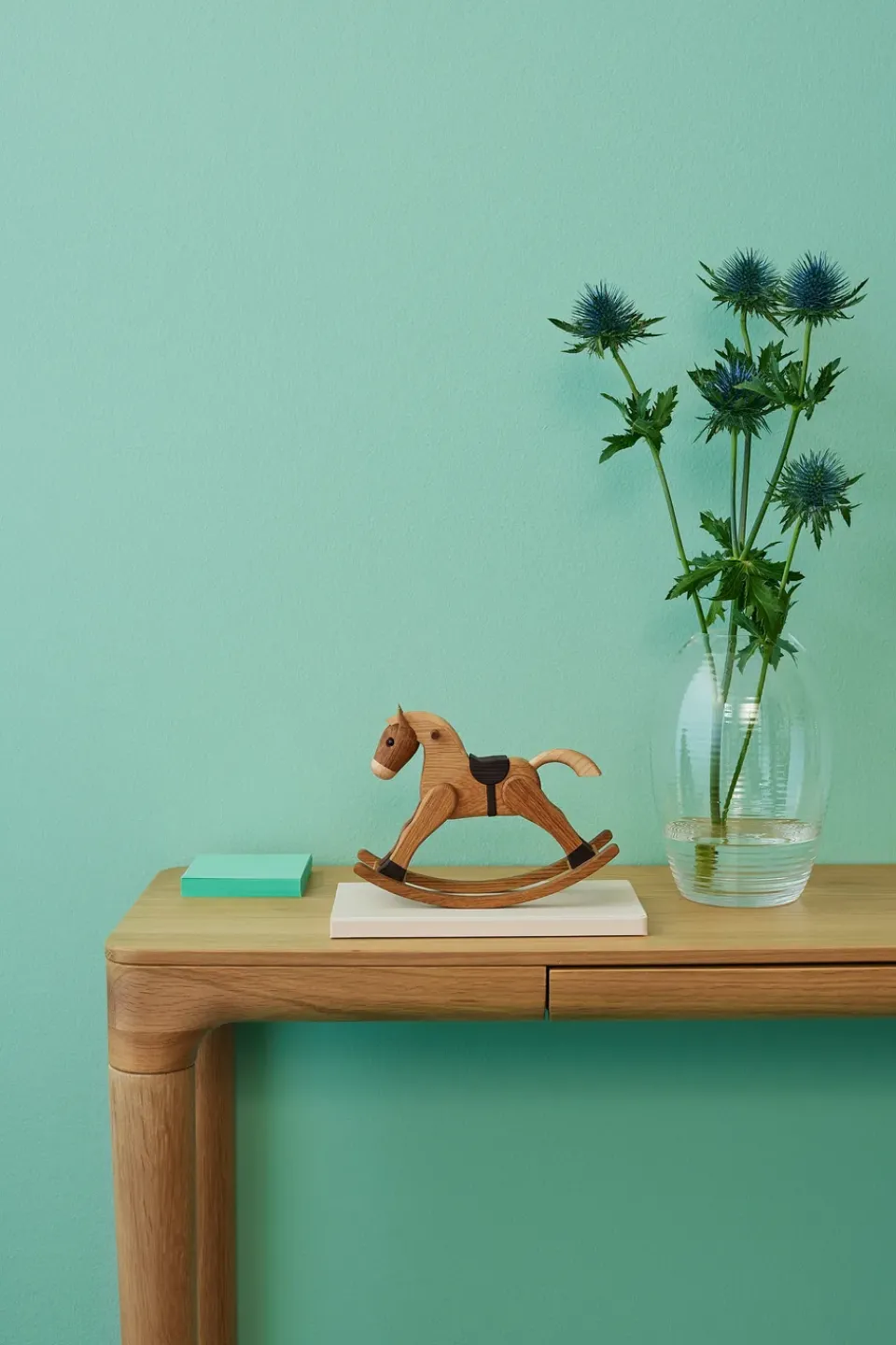 Spring Copenhagen The Rocking Horse decoration 13.5 cm, Oak, 13,5 cm Beige Best