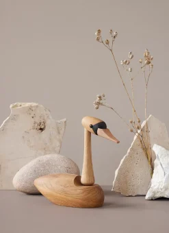 Spring Copenhagen The Swan decoration, Oak Brown Sale