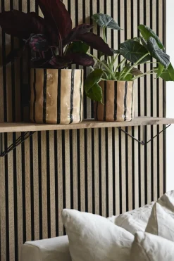 Scandi Living Thrive flowerpot Ø20 cm, Beige-Black BeigeBlack Best