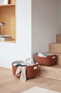 Eva Solo Tidy storage basket 40x29x20 cm, Chestnut Red