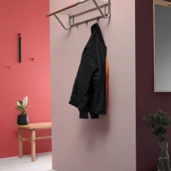 Essem Design Tillbakablick rectangular mirror, Black Best