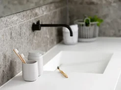 Zone Denmark Time soap dispenser 13 cm, Soft Grey Clearance