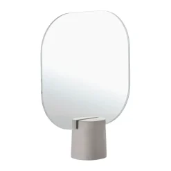 Zone Denmark Time table mirror 26.5 cm, Concrete Grey Clearance