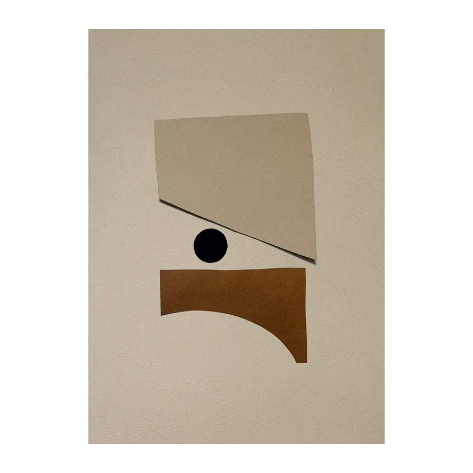 Paper Collective Tipping Point 01 poster, 30x40 cm BeigeBrownBlack Online