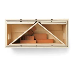 Ferm Living Toro collapsible dollhouse, Natural Beige Hot