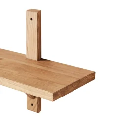 MUUBS Toronto wall shelf 93 cm, Natural oiled oak Brown Online