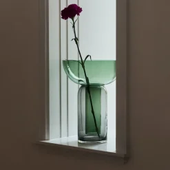 AYTM Torus vase large, Forest Green
