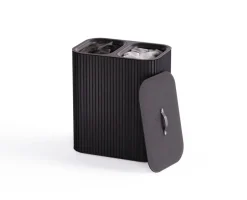 Joseph Joseph Tota Luxe laundry basket 90 L, Black Clearance