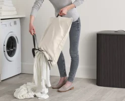 Joseph Joseph Tota Luxe laundry basket 90 L, Black Clearance