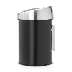 Brabantia Touch Bin (for wall) plastic inner bucket 3 L, Black New