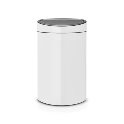 Brabantia Touch Bin plastic 40 L, White Hot