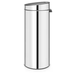 Brabantia Touch Bin waste bin 30 liters, brilliant steel Silver-coloured Clearance