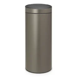 Brabantia Touch Bin waste bin 30 liters, platinum Grey Online