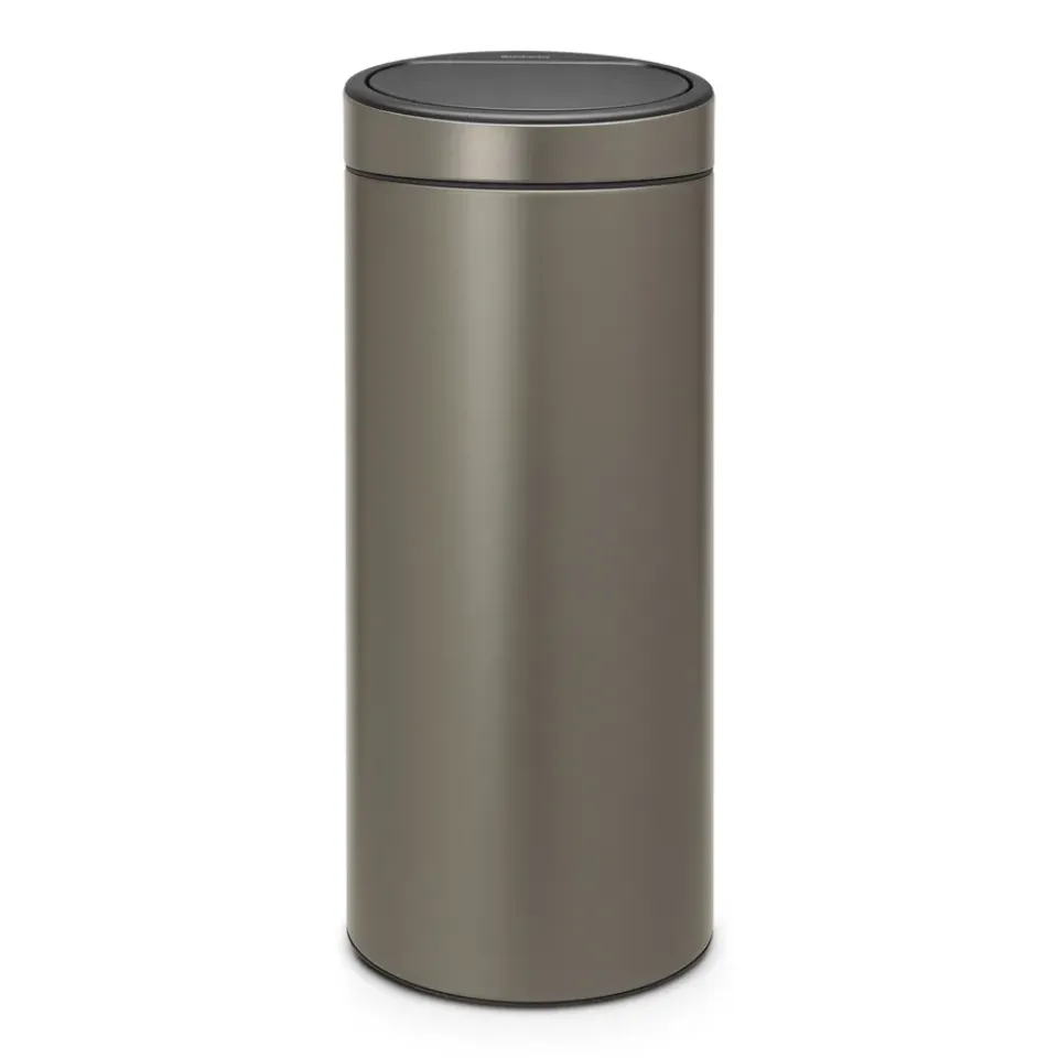 Brabantia Touch Bin waste bin 30 liters, platinum Grey Online