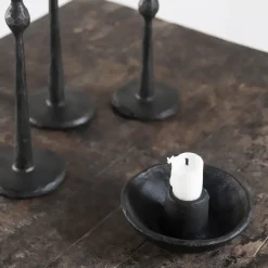 Tell Me More Toulouse candle holder Ø11, Gjutjärn Black Outlet