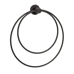 Hübsch Towel holder, Black Discount