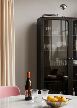 &Tradition Trace SC88 display cabinet 120x192x40 cm, Dark stained oak Brown Hot