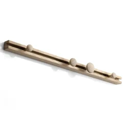 Applicata Track coat hanger 90 cm, oak Brown Discount