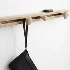 Applicata Track coat hanger 90 cm, oak Brown Discount