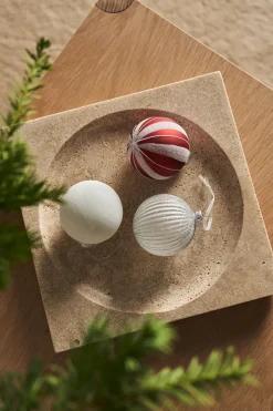 Scandi Living Tradition baubles 6-pack, /white Red Sale