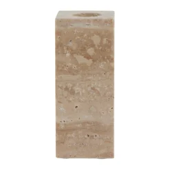 Lene Bjerre Travina candle holder 10 cm, Linen Beige New