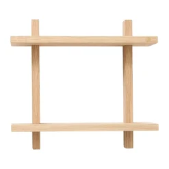 Andersen Furniture Treat double wall shelf, Oak, 34x12x34 cm Beige Sale