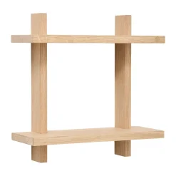 Andersen Furniture Treat double wall shelf, Oak, 34x12x34 cm Beige Sale