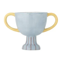 Bloomingville Trophy planter 23x16 cm, Blue Hot