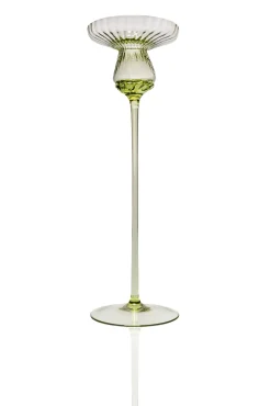 Anna Von Lipa Tulipán candlestick 25 cm, Olive Green Discount