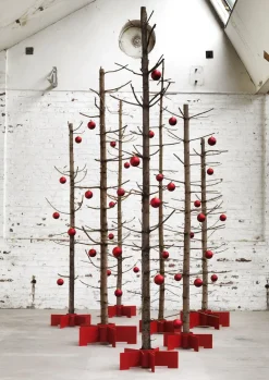 SMD Design Turbine Christmas tree stand Ø48 cm, Red Outlet