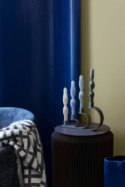 Broste Copenhagen Twist twisted candles twisted candle 23 cm 2-pack, Orchid light Purple New