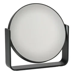 Zone Denmark Ume table mirror with 5x magnification 19x19.5 cm, Black Hot