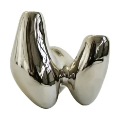 Hein Studio Unity candlestick, Chrome Silver-coloured New