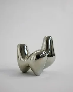 Hein Studio Unity candlestick, Chrome Silver-coloured New