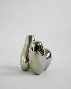 Hein Studio Unity candlestick, Chrome Silver-coloured New