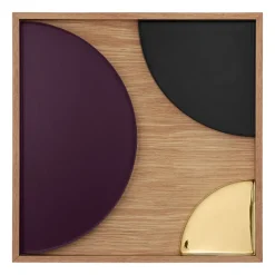 AYTM Unity square tray oak, Large Brown Outlet