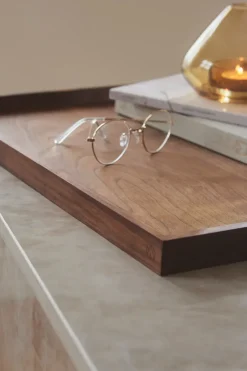 AYTM Unity Square Tray Walnut, X-Large Brown Online