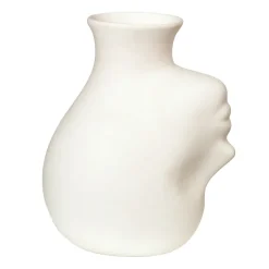 POLSPOTTEN Upside-down head vase 25 cm, White Discount